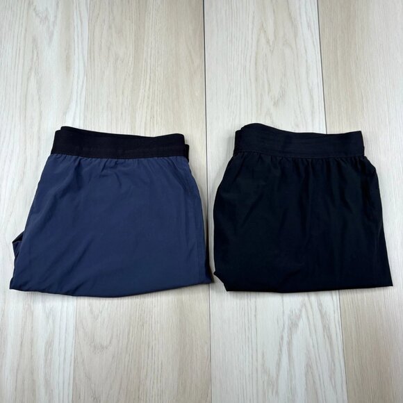 Hoka One One Mens Training Gym 6" Inseam Lined Running Shorts Size XL Lot Of 2 - Picture 1 of 16